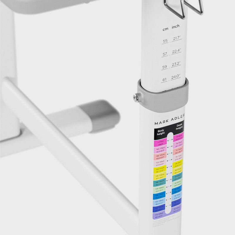 Ergonomiczne biurko dla dziecka Mark Adler Study 3.0 Grey 66 cm