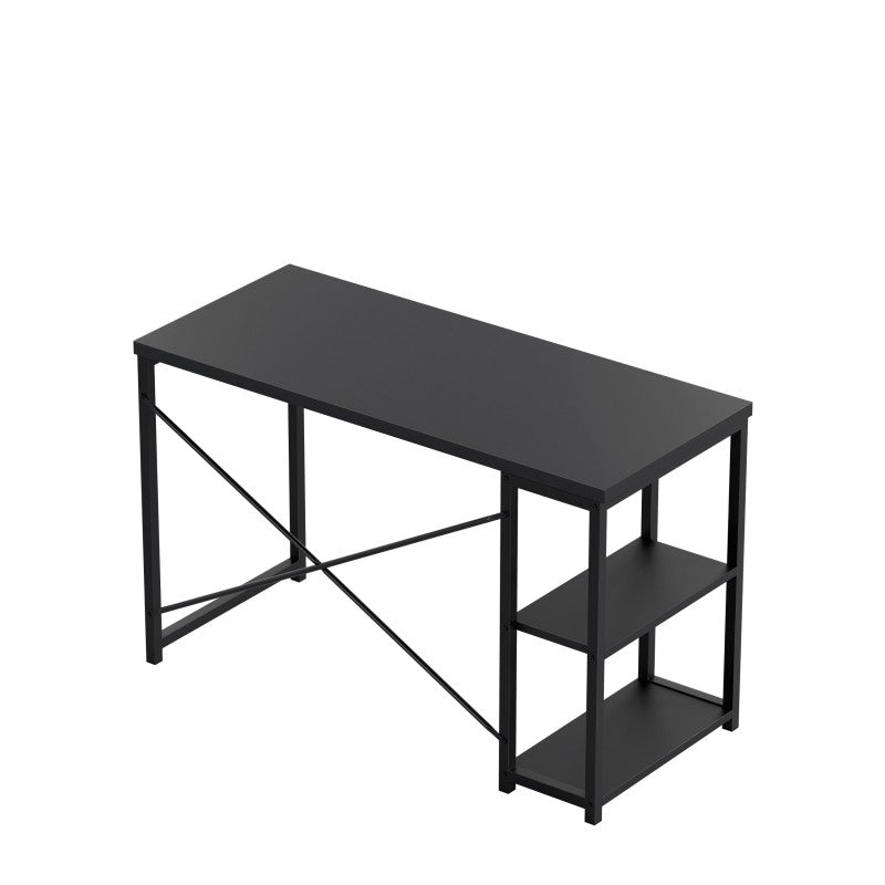 Biurko z półkami Mark Adler Leader 2.0 Black 120 cm