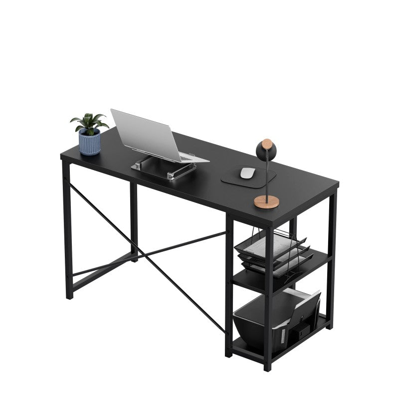 Biurko z półkami Mark Adler Leader 2.0 Black 120 cm