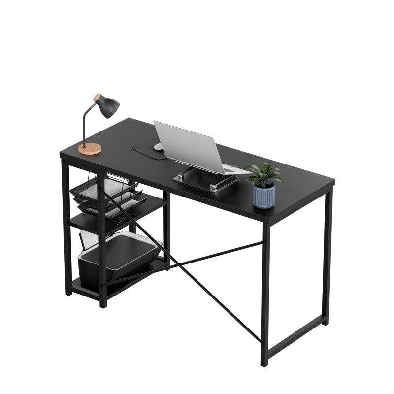 Biurko z półkami Mark Adler Leader 2.0 Black 120 cm