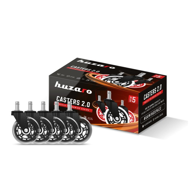 Kółka do fotela Casters 2.0 Black