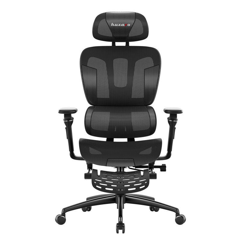 Fotel gamingowy z podnóżkiem HUZARO COMBAT 7.9 Black