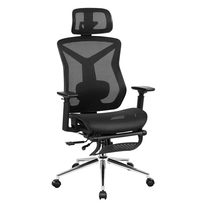 Fotel biurowy z podnóżkiem Mark Adler Expert 5.7 Black