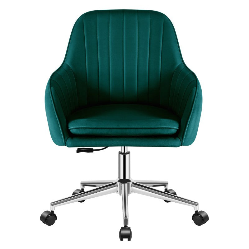 Silla giratoria tapizada de diseño moderno