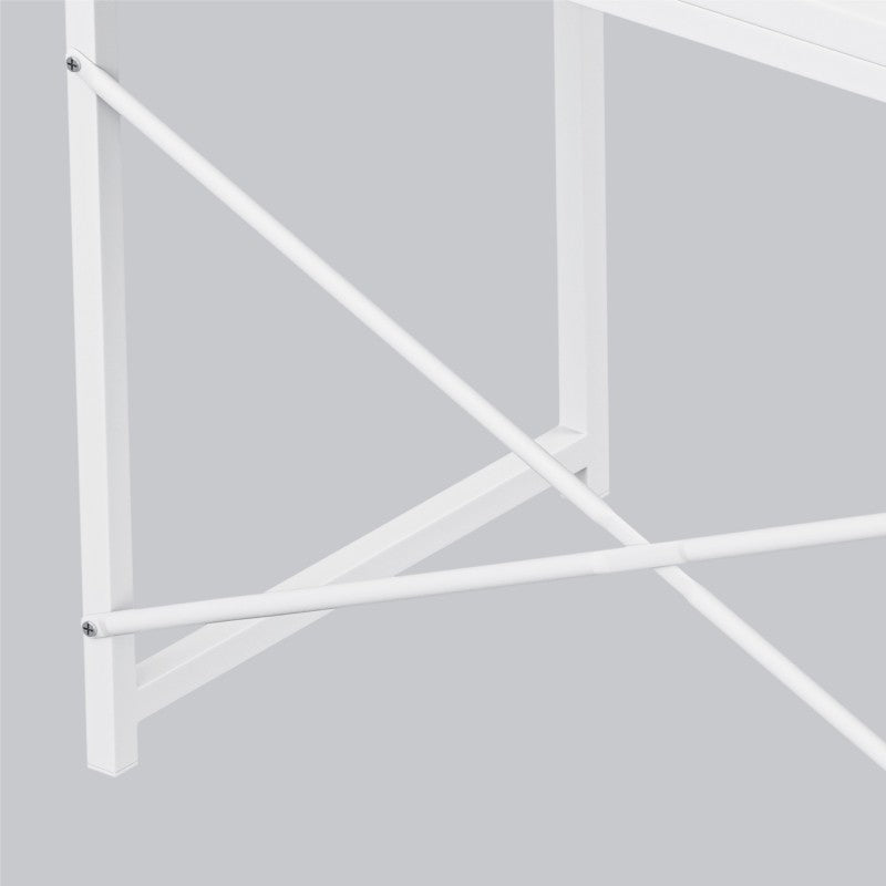 Biurko z półkami Mark Adler Leader 4.0 White 120 cm