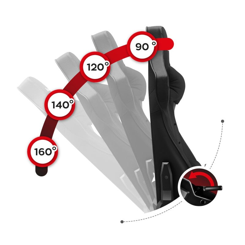 Fotel gamingowy HUZARO FORCE 7.6 Black