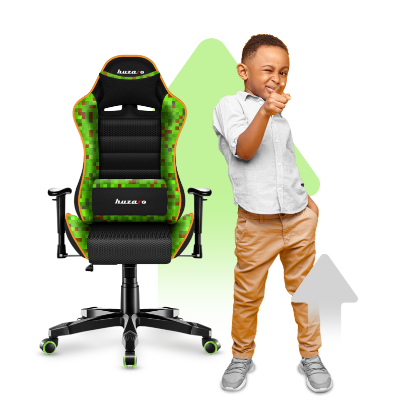 Fotel gamingowy dla dziecka HUZARO RANGER 6.0 Pixel Mesh
