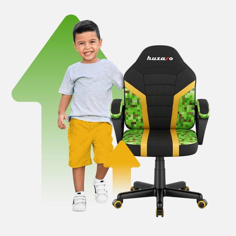 Fotel gamingowy dla dziecka HUZARO RANGER 1.0 Pixel Mesh