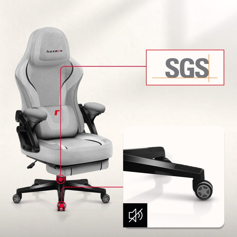 Fotel gamingowy Huzaro Force 4.6 Grey