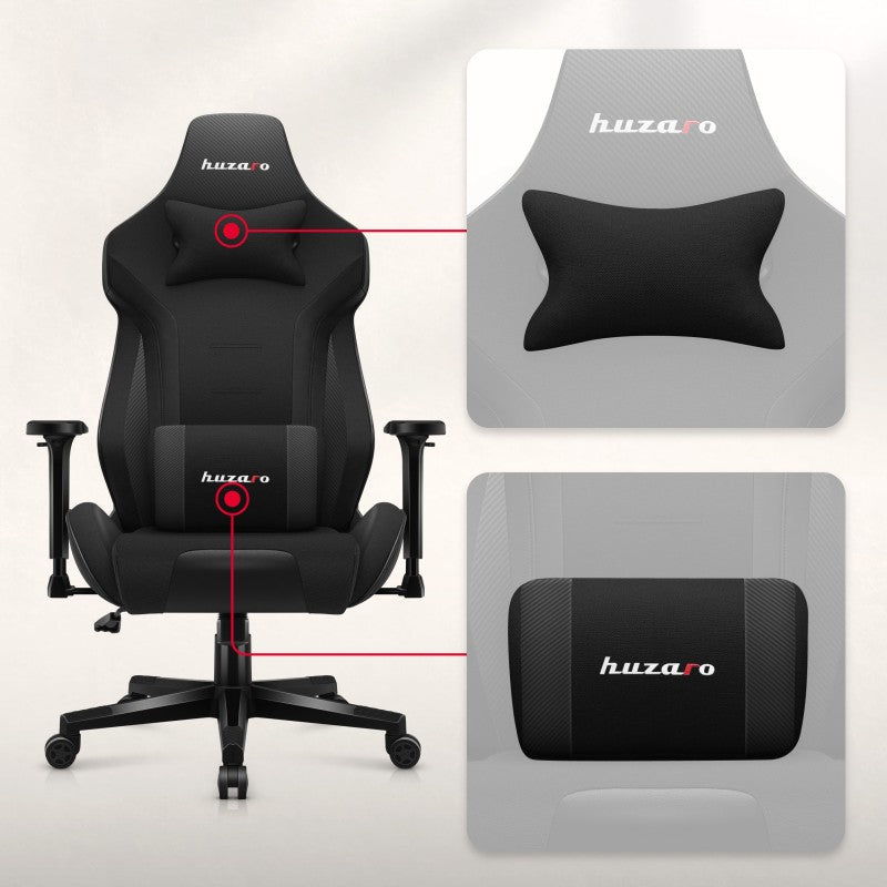 Fotel gamingowy HUZARO FORCE 7.6 Black