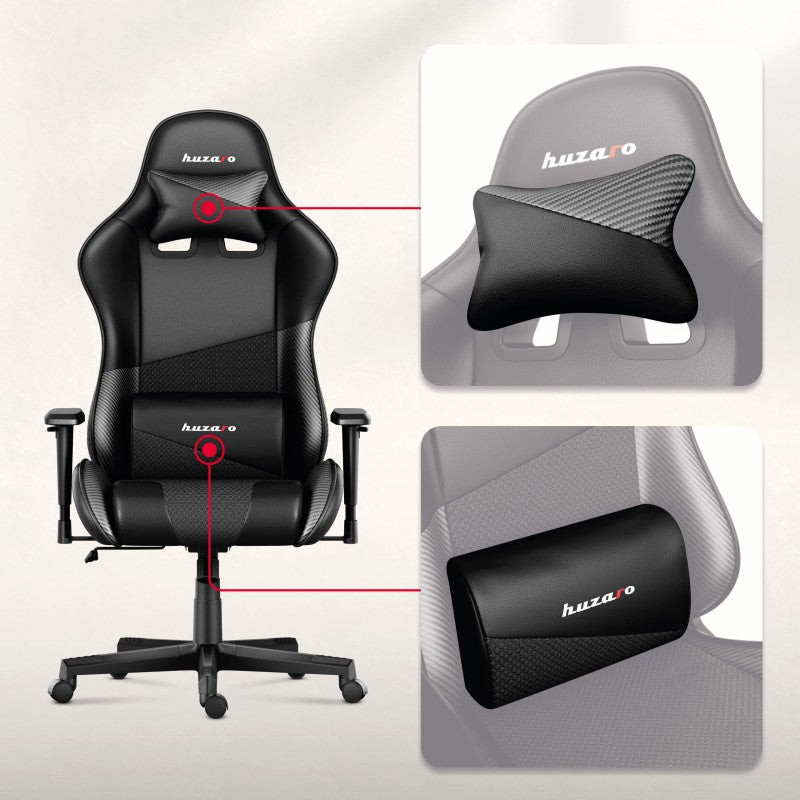 Fotel Gamingowy HUZARO FORCE 6.2 Carbon