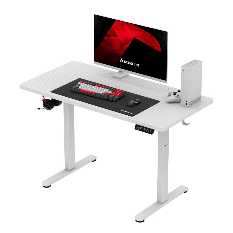 Biurko elektryczne gamingowe Huzaro Hero 8.1 White