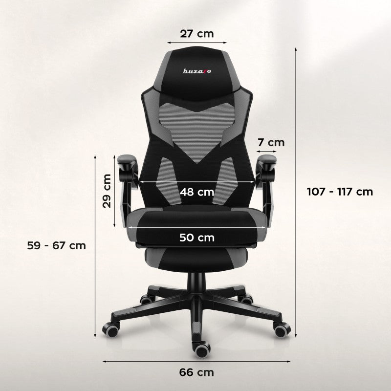 Fotel gamingowy Huzaro Combat 3.1 Grey