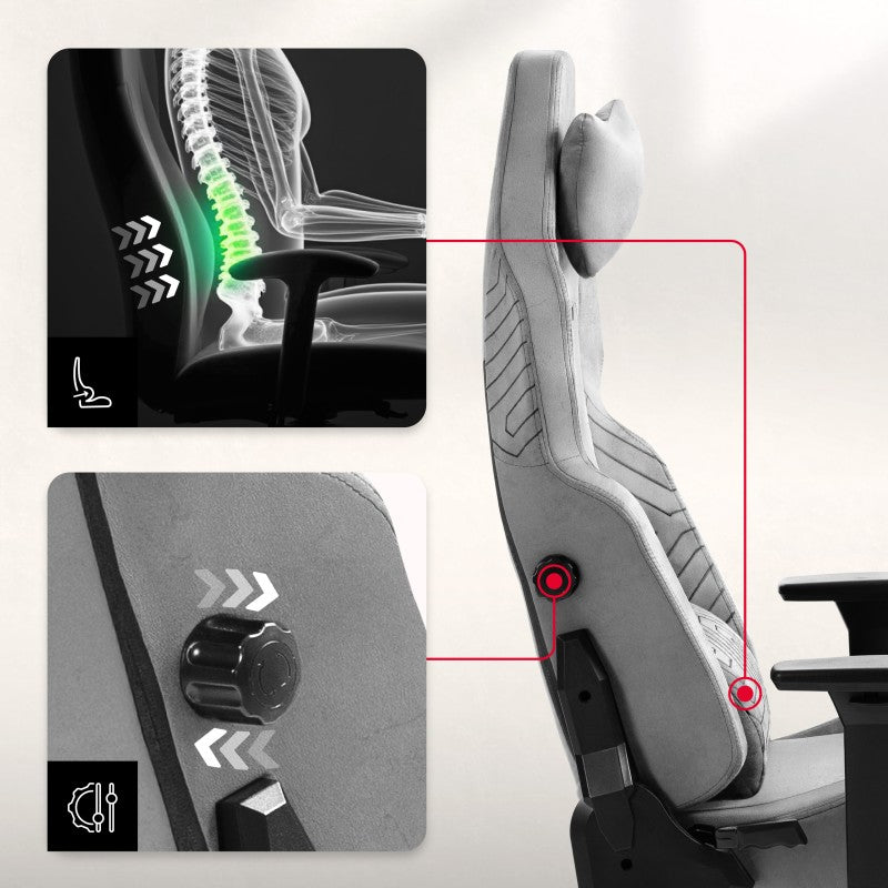 Fotel Gamingowy HUZARO FORCE 8.1 Grey