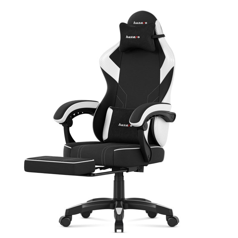 Fotel gamingowy Huzaro Force 3.7 White Carbon