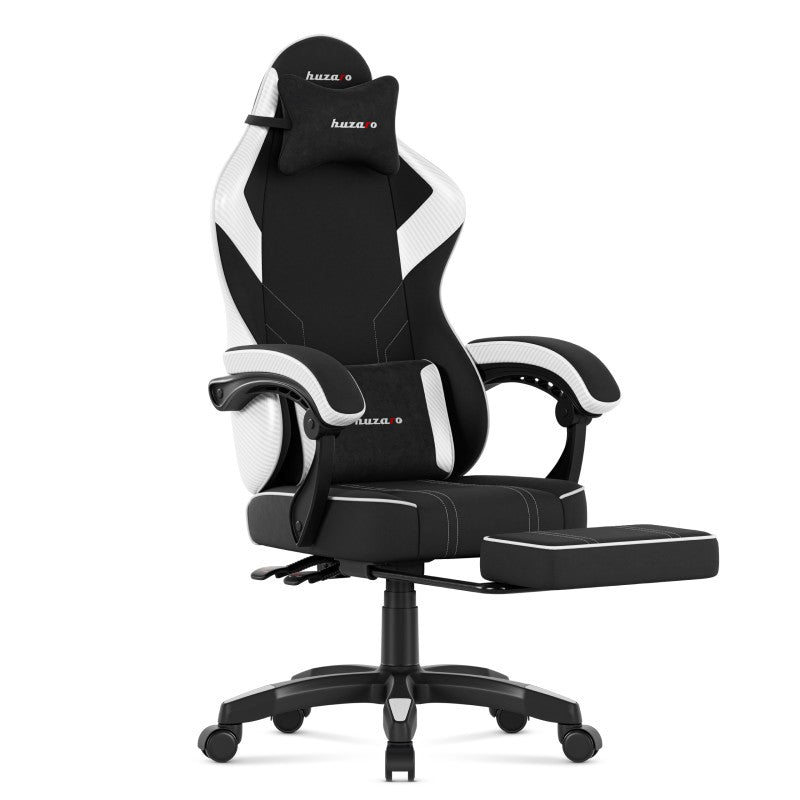 Fotel gamingowy Huzaro Force 3.7 White Carbon