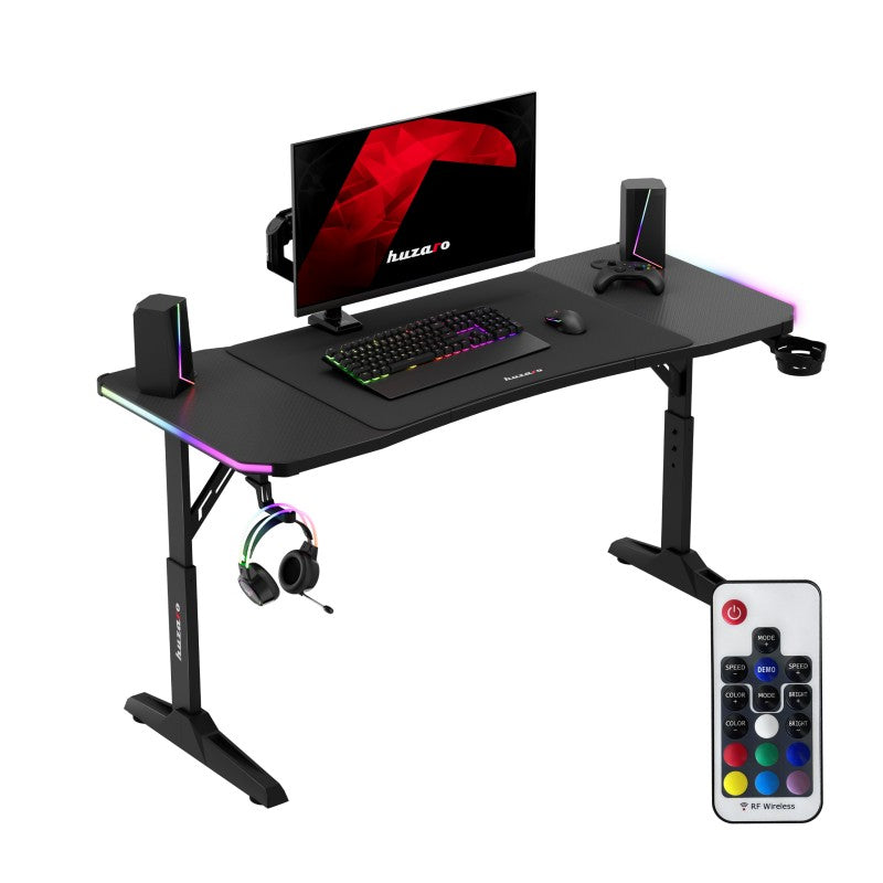 Biurko gamingowe LED Huzaro Hero 3.6 RGB Black