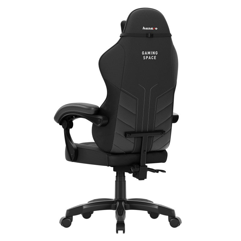 Fotel gamingowy welurowy Huzaro Force 2.7 Black Carbon