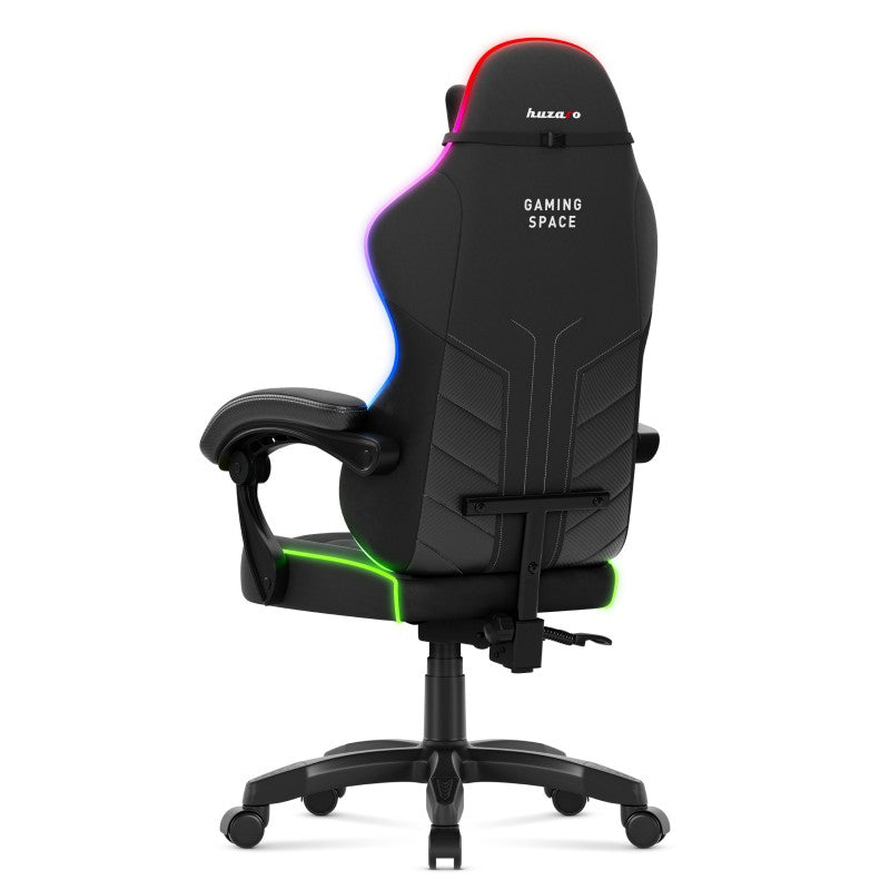 Fotel gamingowy welurowy Huzaro Force 2.7 RGB Black