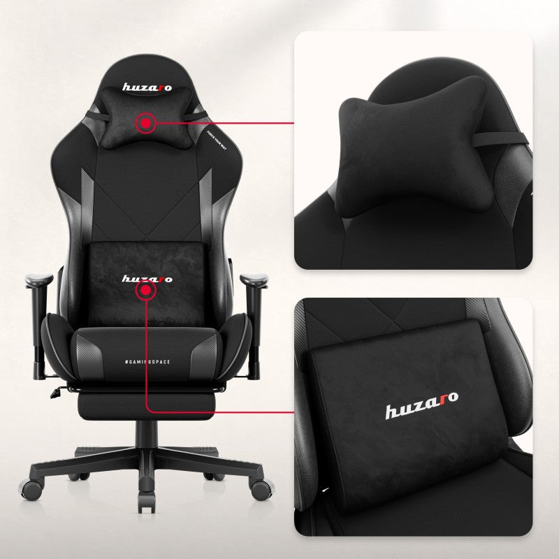 Fotel gamingowy Huzaro Force 5.7 Black carbon