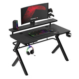 Biurko Gamingowe Huzaro Hero 5.0 Black 120 cm