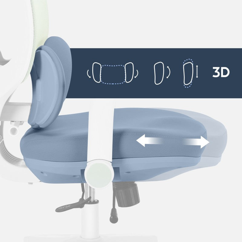 Ergonomiczny fotel dla dzieci Mark Adler Junior 6.3 Green