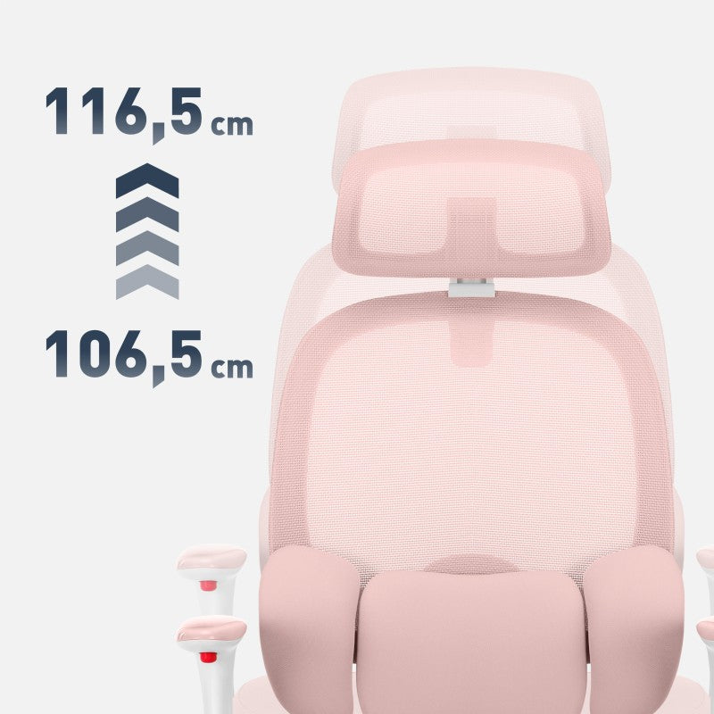 Ergonomiczny fotel dla dzieci Mark Adler Junior 6.3 Pink