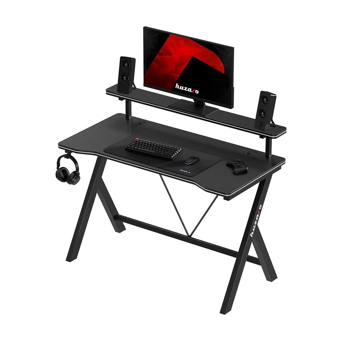 Escritorio para videojuegos de 120 cm Huzaro Hero 1.9 Black