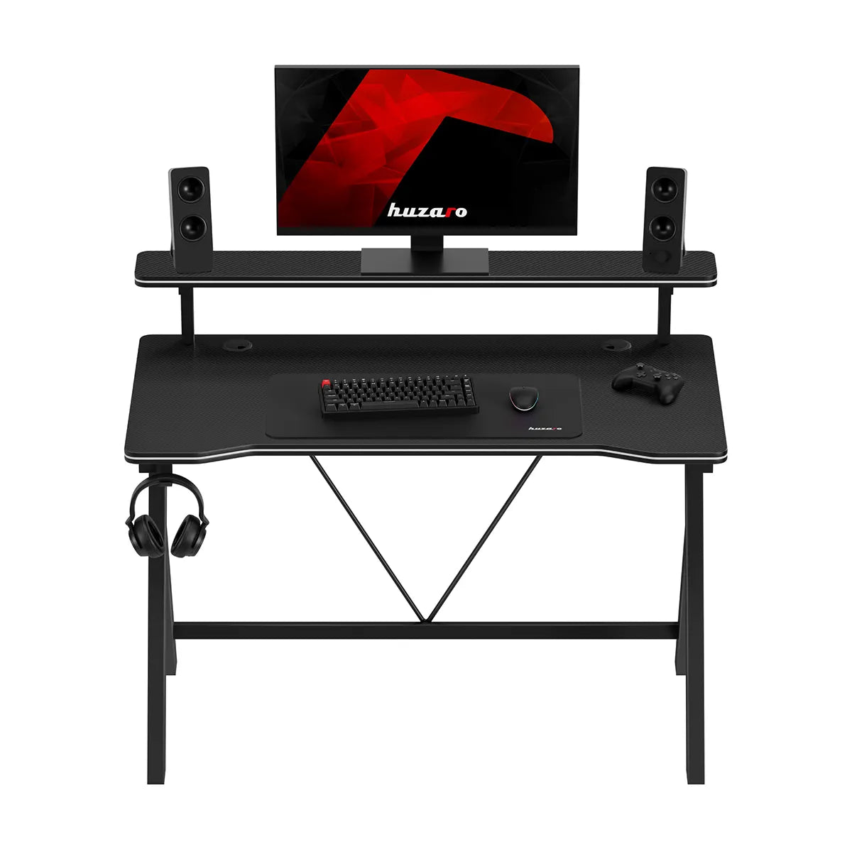 Escritorio para videojuegos de 120 cm Huzaro Hero 1.9 Black