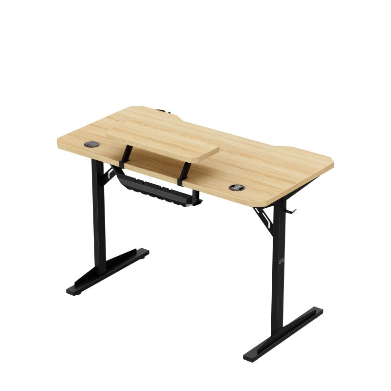 Biurko komputerowe z półką Mark Adler Leader 5.1 Oak 115 cm