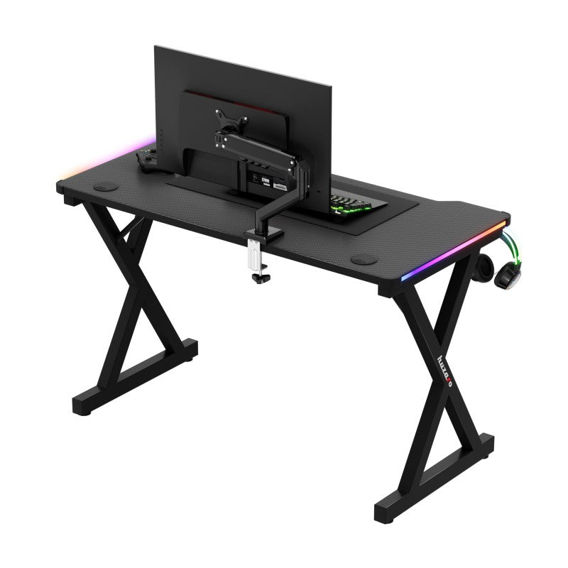 Biurko gamingowe LED Huzaro Hero 2.3 RGB 120 cm