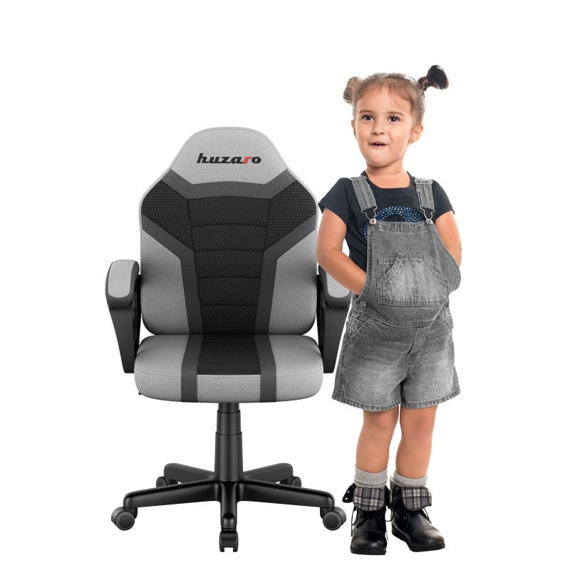 OUTLET Sillón gaming para niños HUZARO RANGER 1.0 Grey Mesh