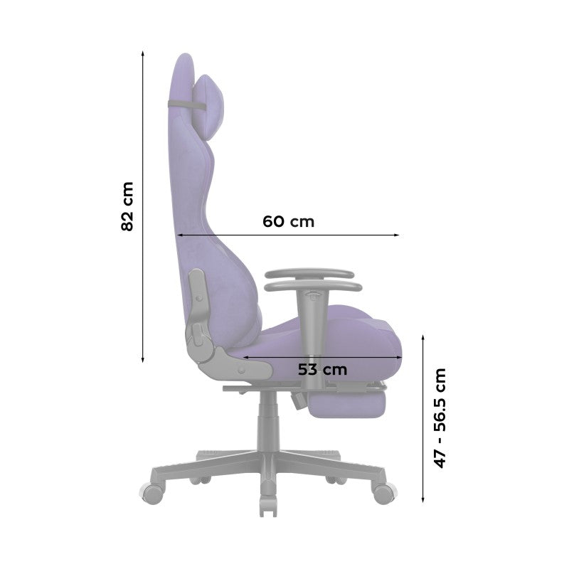 Fotel gamingowy Huzaro Force 5.7 Purple
