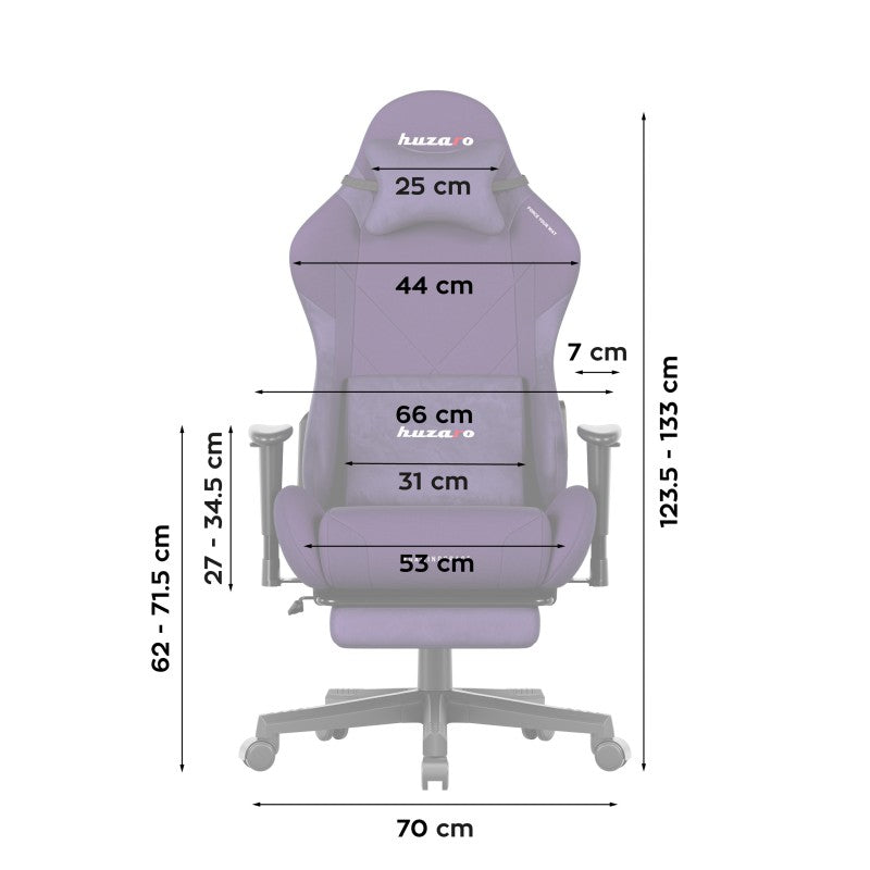 Fotel gamingowy Huzaro Force 5.7 Purple