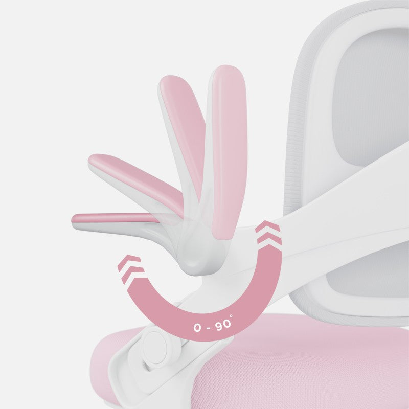 Fotel do biurka dla dziecka Mark Adler Junior 4.3 Pink-grey