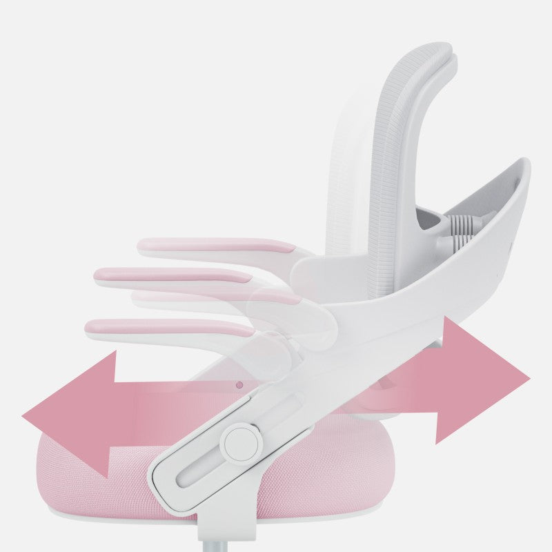 Fotel do biurka dla dziecka Mark Adler Junior 4.3 Pink-grey