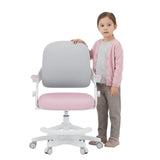 Fotel do biurka dla dziecka Mark Adler Junior 4.3 Pink-grey