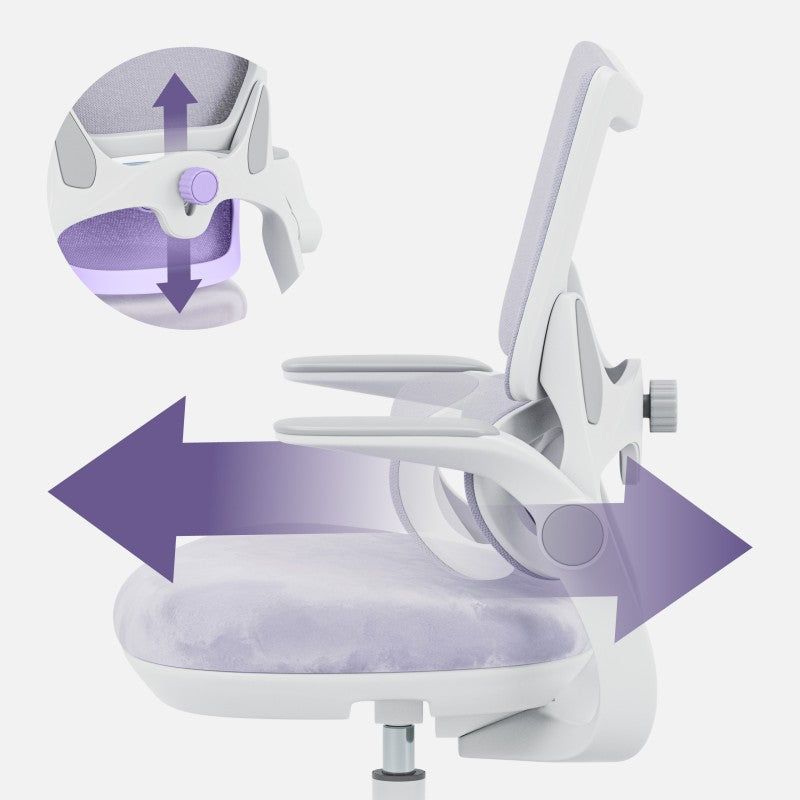Fotel do biurka dla dziecka Mark Adler Junior 5.7 Purple