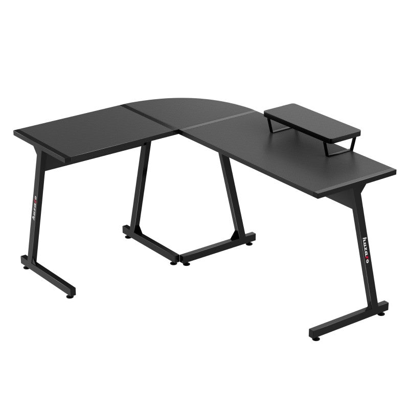 Biurko narożne gamingowe Huzaro Hero 6.0 Black 147 cm