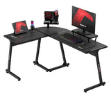 Biurko narożne gamingowe Huzaro Hero 6.0 Black 147 cm