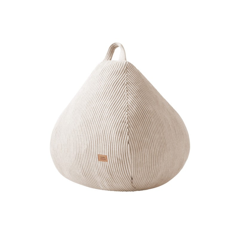 Sztruksowa pufa worek beżowa Mark Adler Comfy 1.0 Beige