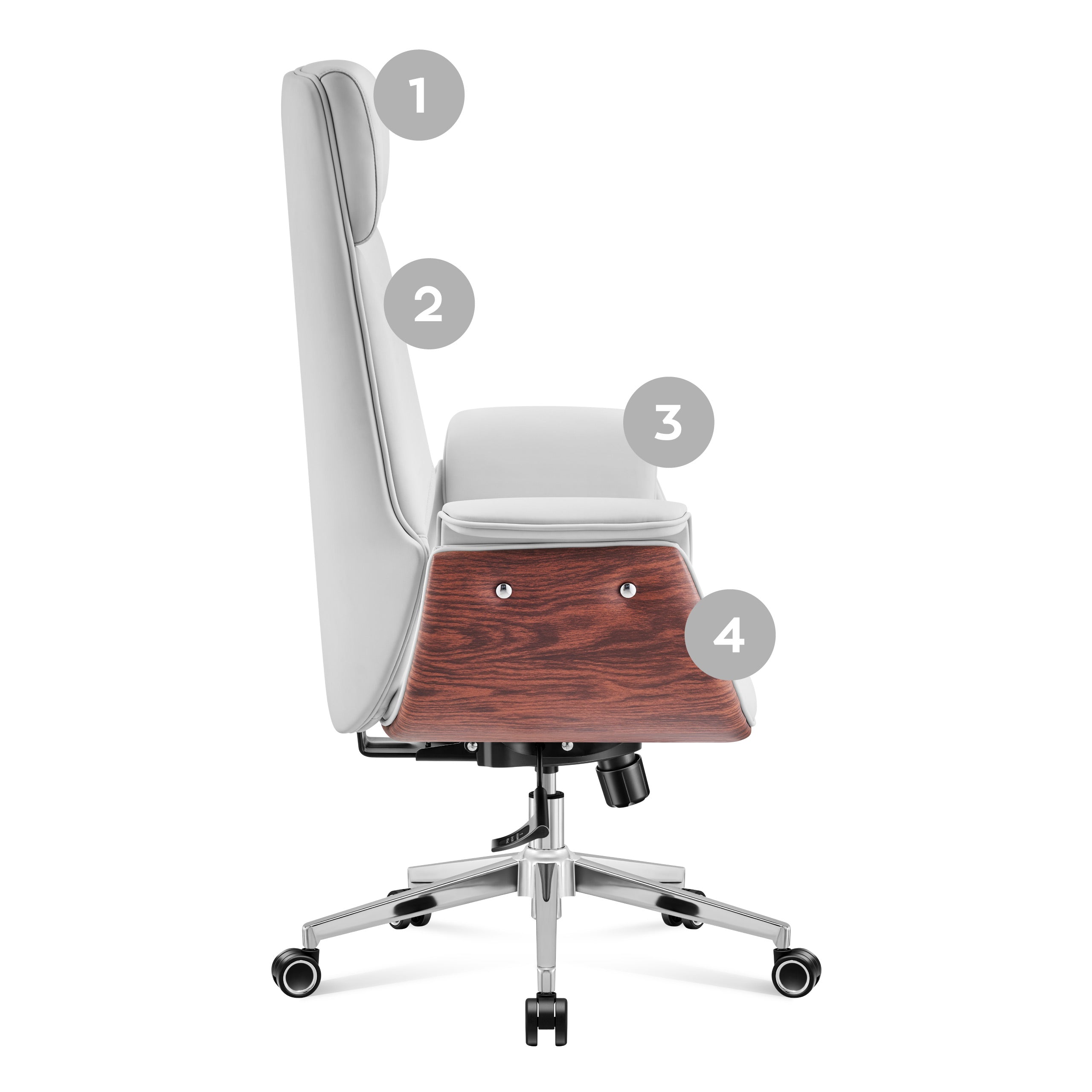 Sillón de oficina Mark Adler Boss 8.2 Grey