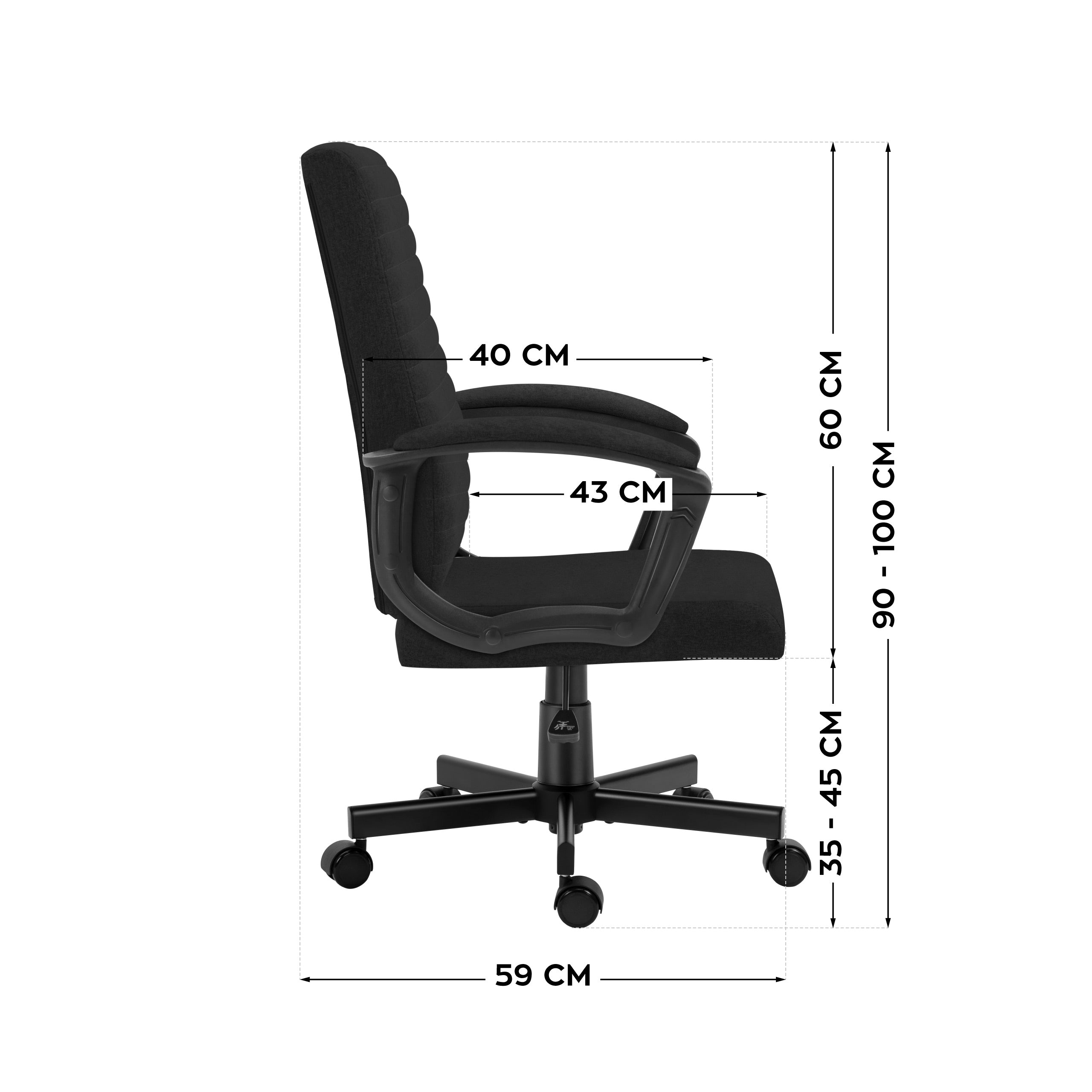 OUTLET Sillón de oficina Mark Adler Boss 2.5 Negro