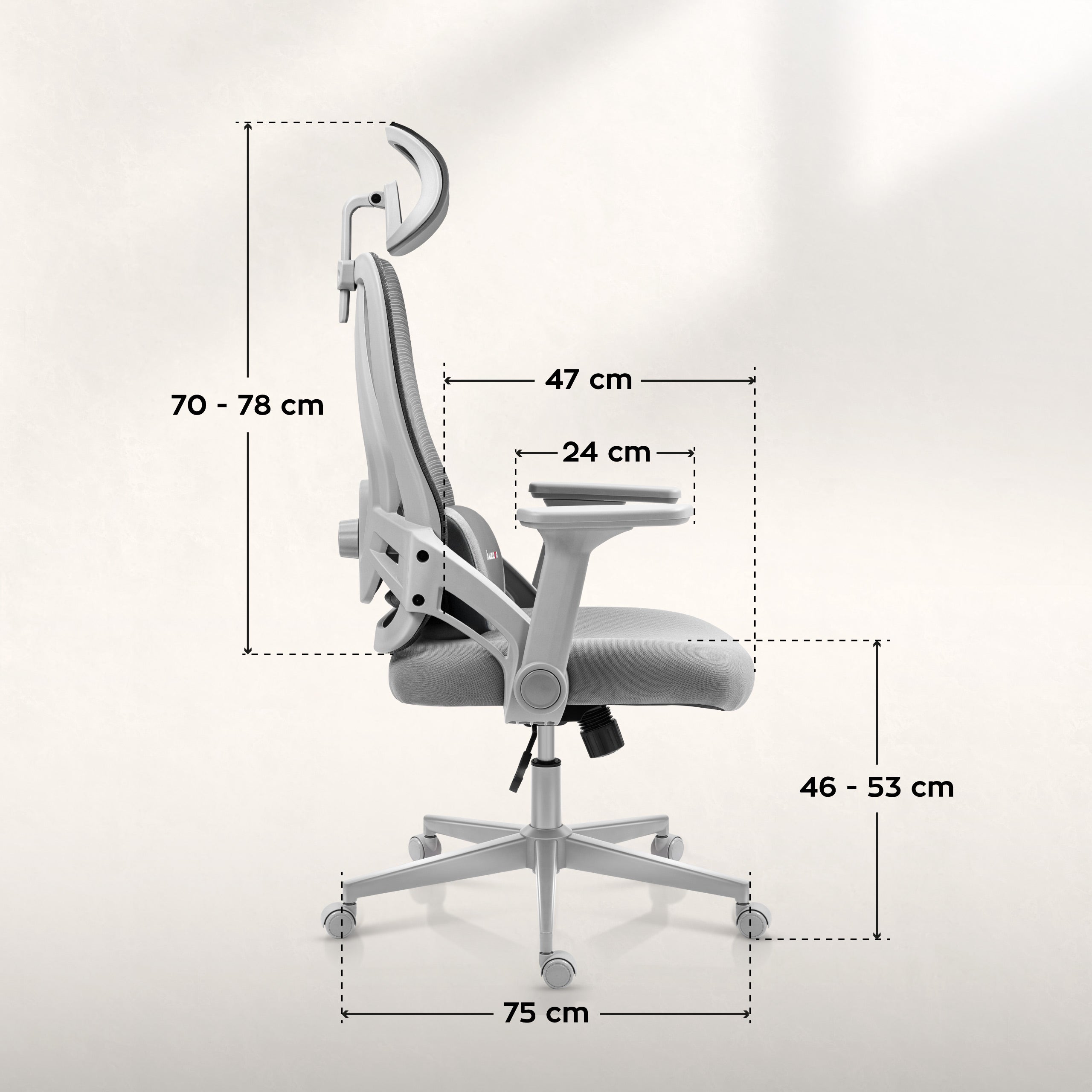 Sillón gaming Huzaro Combat 2.7 Grey