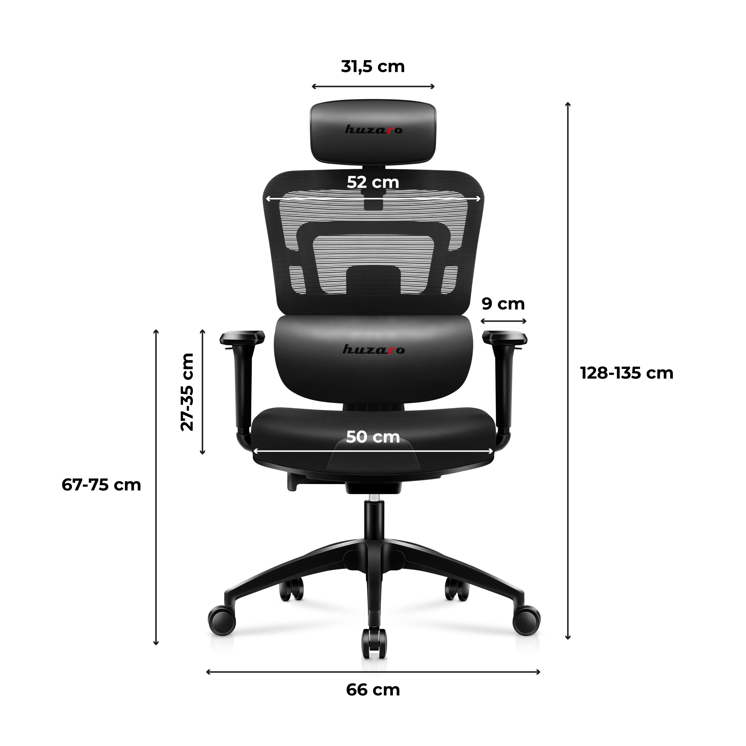 Sillón gaming Huzaro Combat 7.0 Black