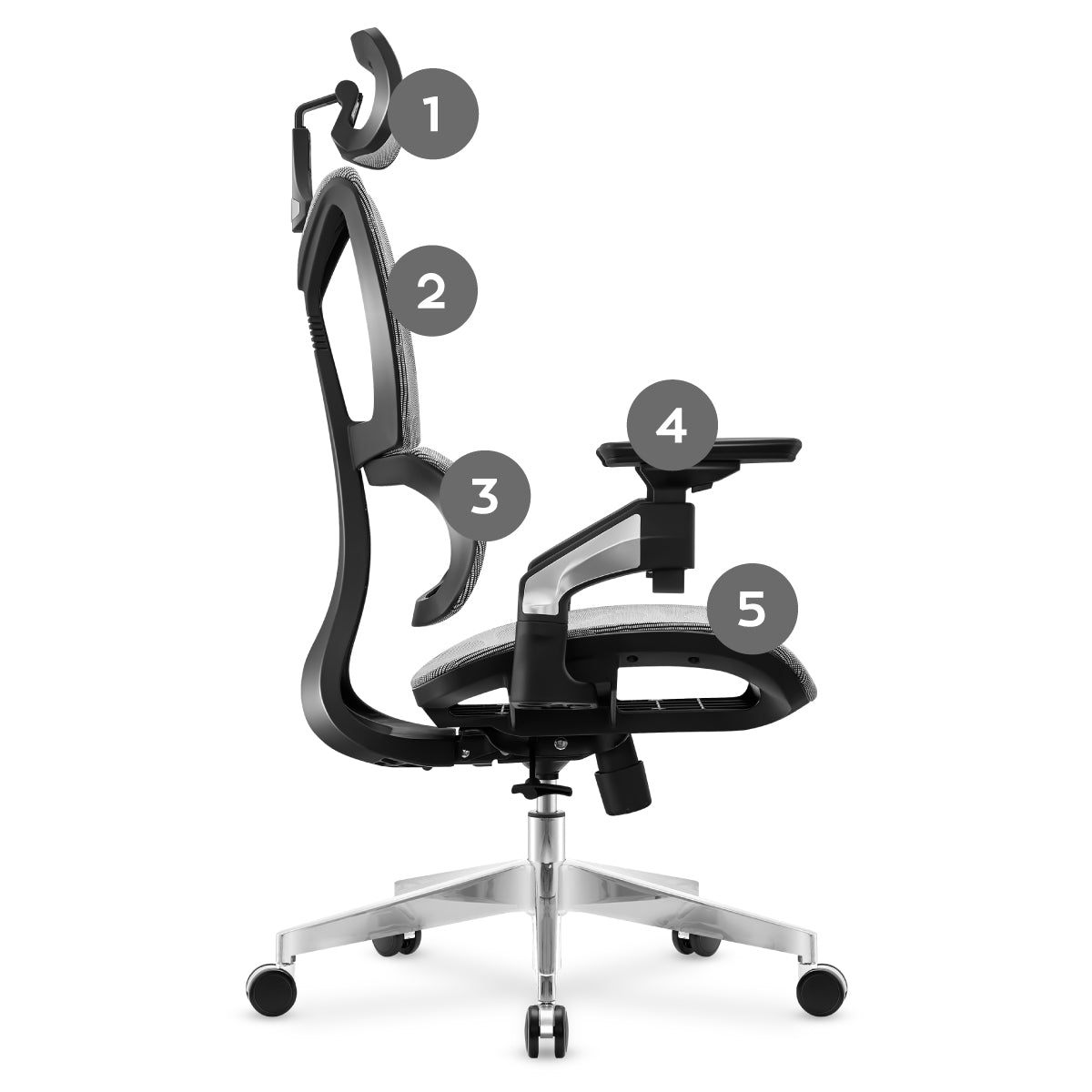 Sillón de oficina MARK ADLER EXPERT 8.5 Grey