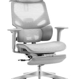 Sillón ergonómico con reposapiés Mark Adler Expert 8.7 Grey Mesh