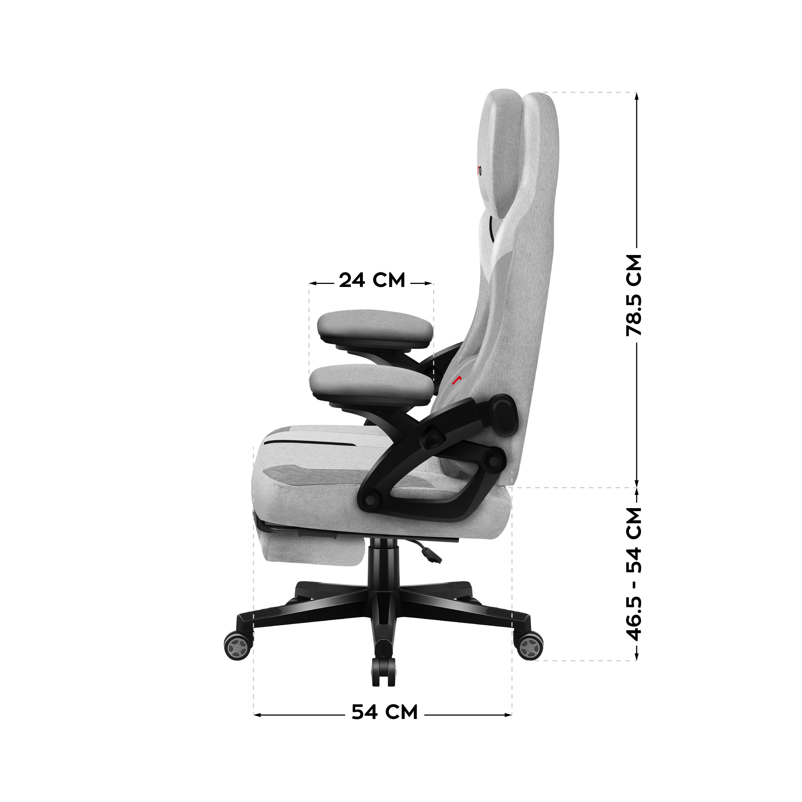 Sillón gaming Huzaro Force 4.6 Grey