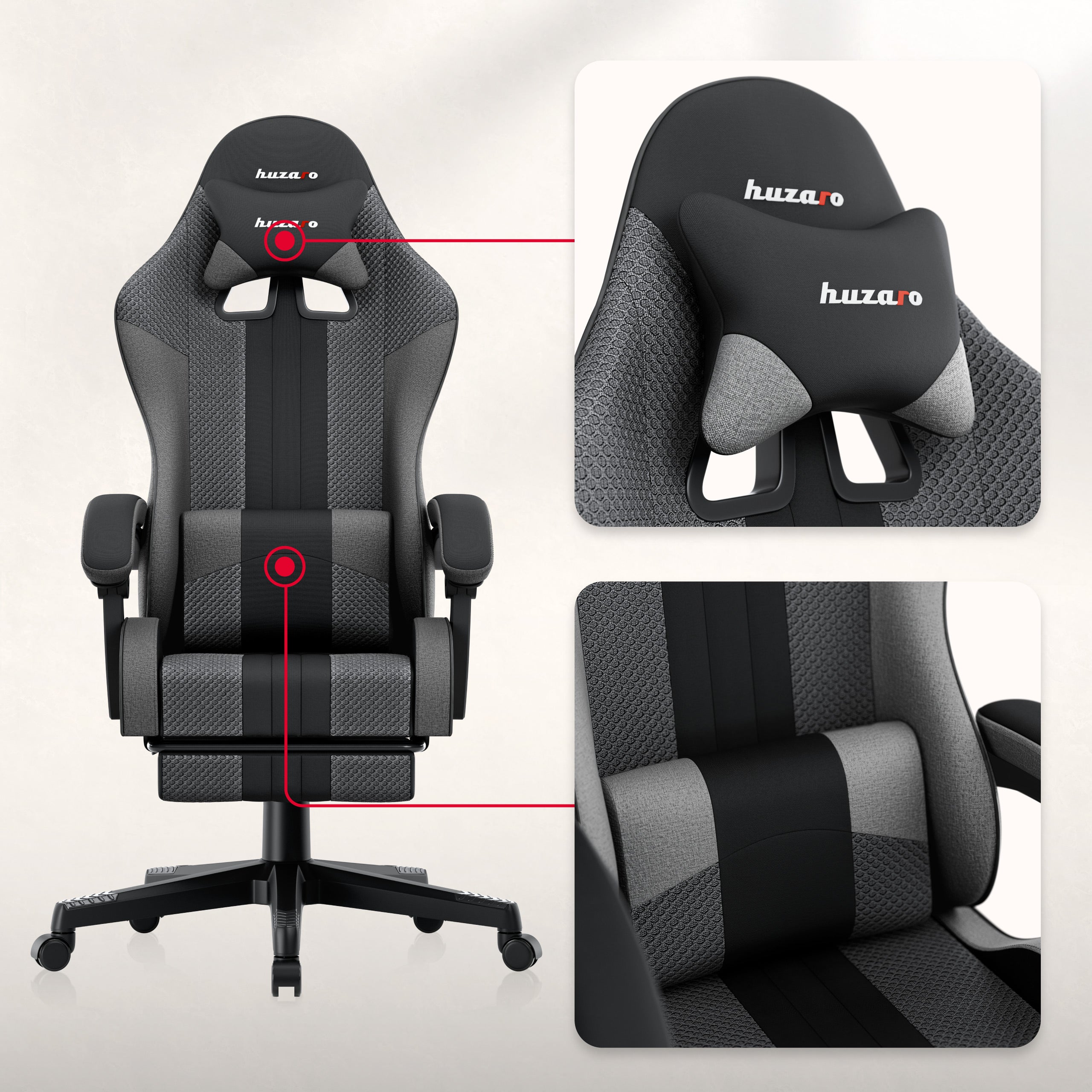 Almohada cervical y almohada lumbar