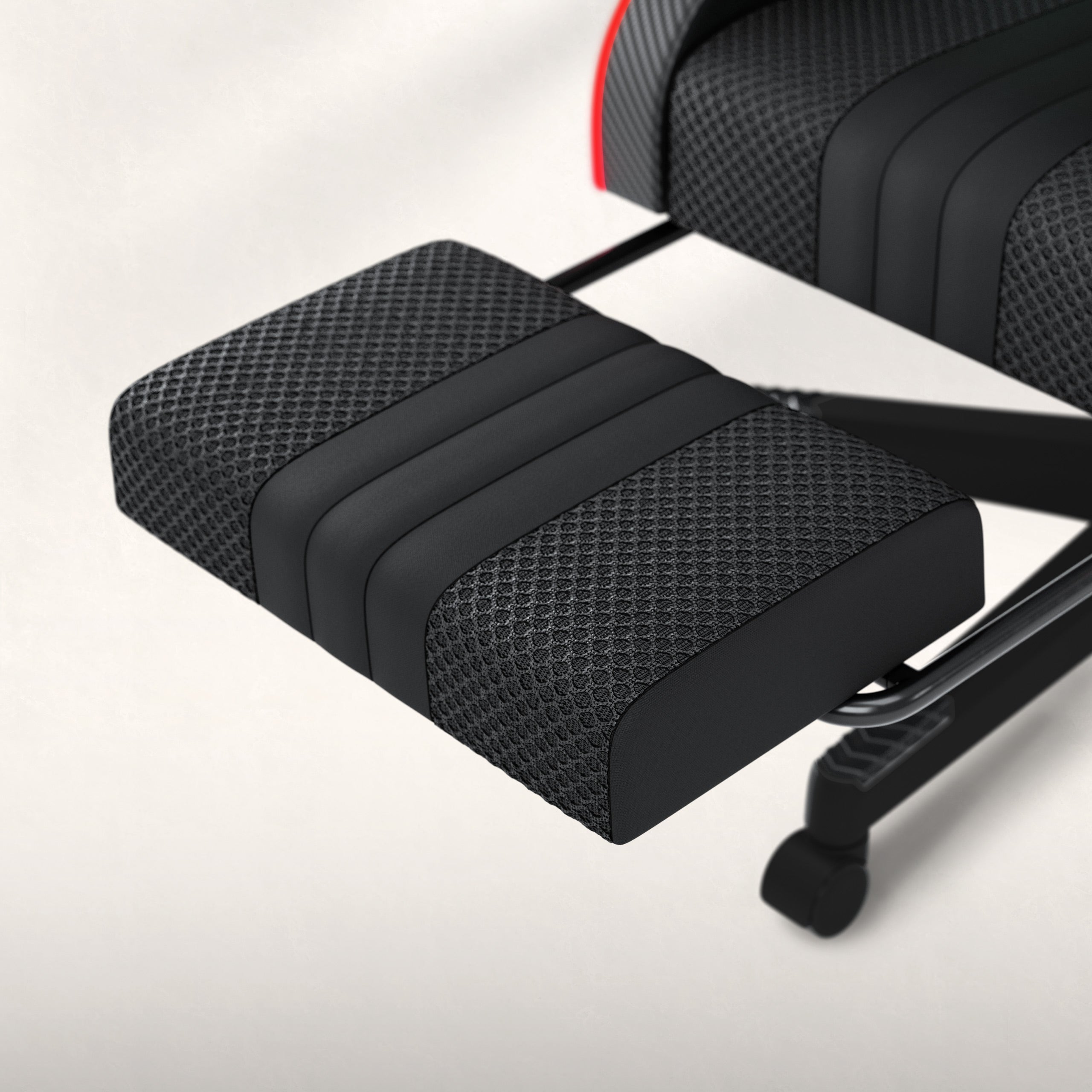 Sillón gaming HUZARO Force 4.7 RGB Black Mesh
